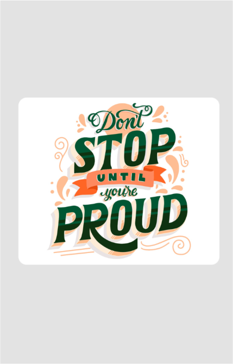 Mouse Pad (Don't Stop until Proud)