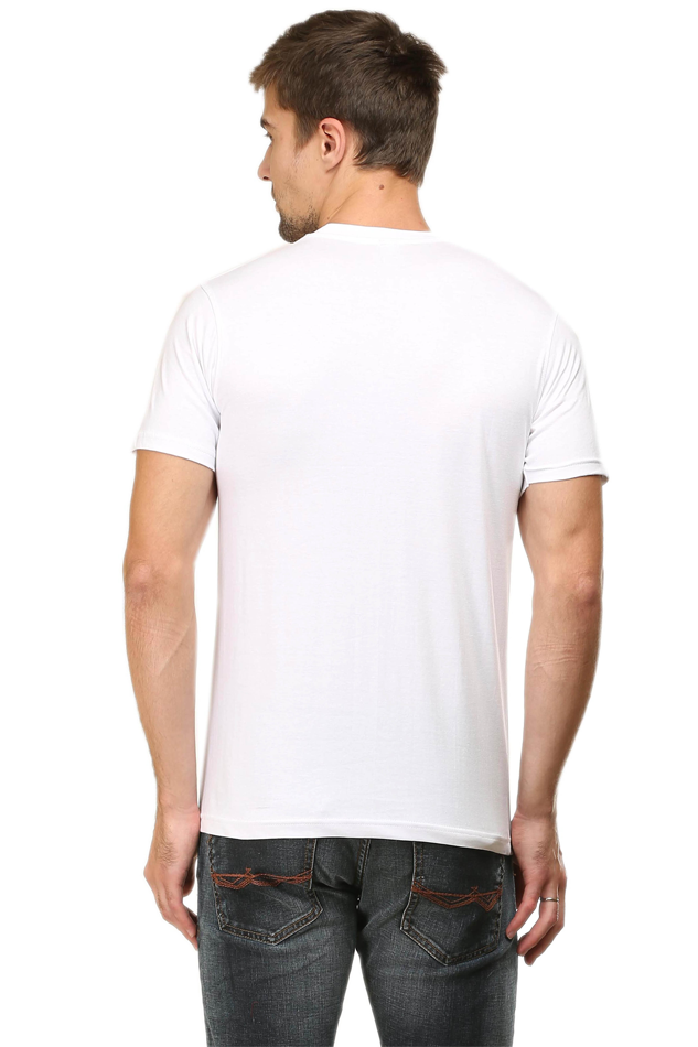 Men's V-neck Half Sleeve Sports T Shirts (It's Not Old , I'm Classic)