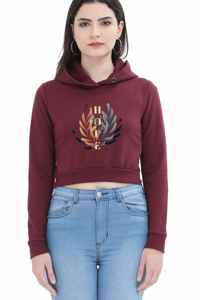 Female Crop Hoodies