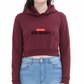 Chic Cropped Hoodie for Women - Trendy Comfort Redefined