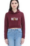 Chic Cropped Hoodie for Women - Trendy Comfort Redefined