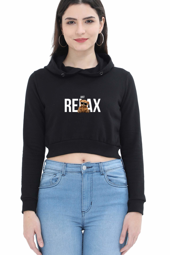 Chic Cropped Hoodie for Women - Trendy Comfort Redefined