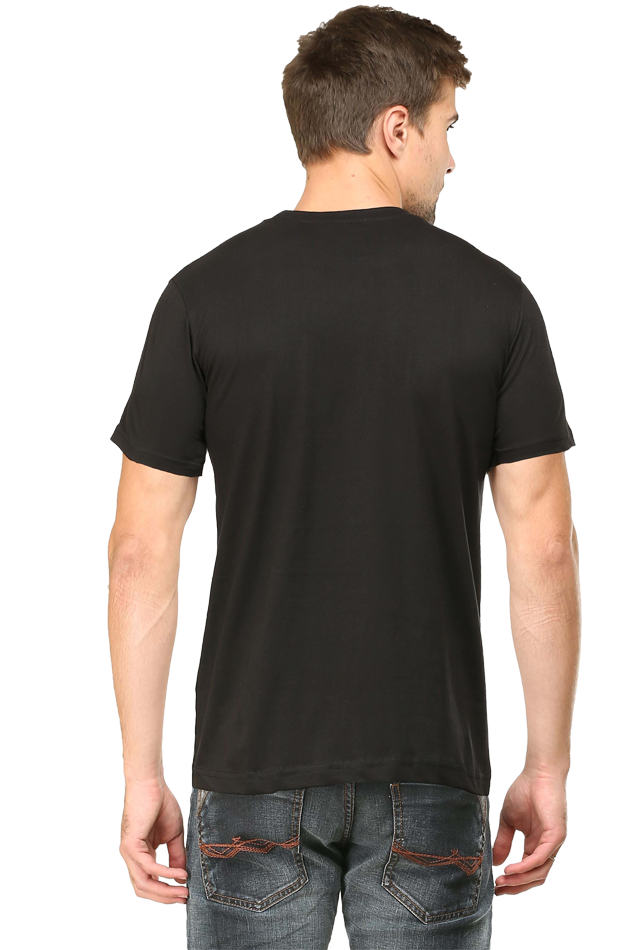 Men's V-neck Half Sleeve Sports T Shirts (Football Style)