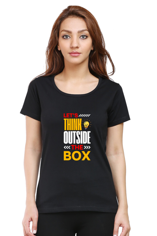 Sleek & Stylish Raglan Tee for Women  (Think Outside the Box)