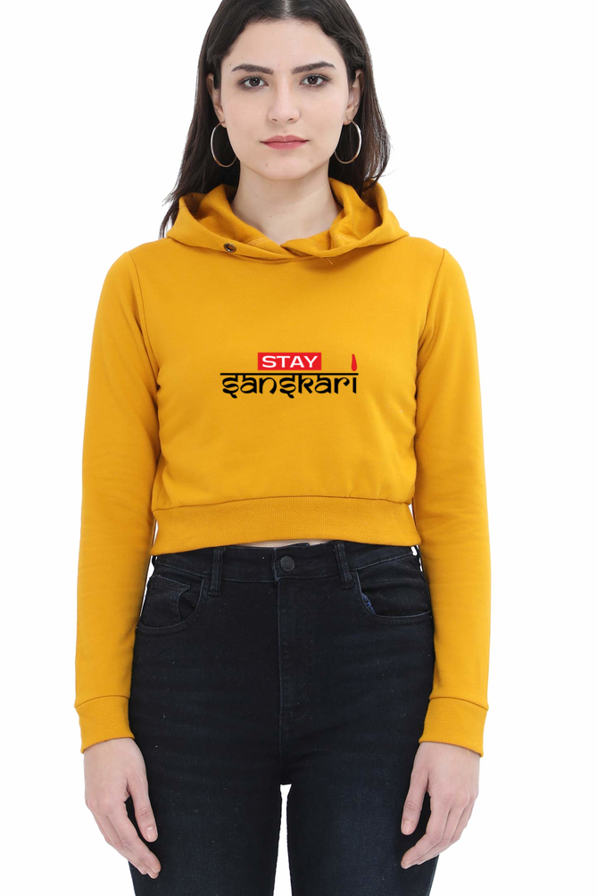 Chic Cropped Hoodie for Women - Trendy Comfort Redefined