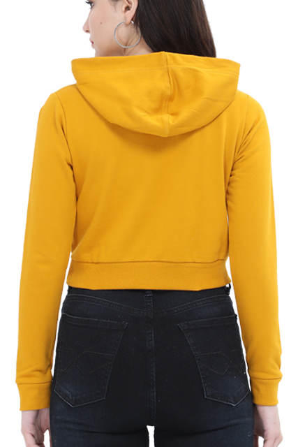 Chic Cropped Hoodie for Women - Trendy Comfort Redefined