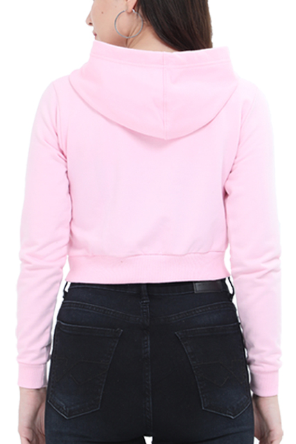 Chic Cropped Hoodie for Women - Trendy Comfort Redefined