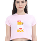 Sleek & Stylish  Tee for Women (Let's Think Outside the Box)