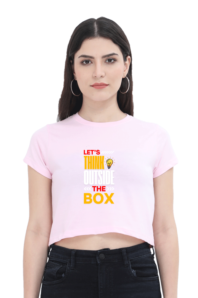 Sleek & Stylish  Tee for Women (Let's Think Outside the Box)