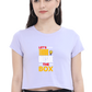 Sleek & Stylish  Tee for Women (Let's Think Outside the Box)